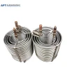 Special custom-made spiral stainless steel pipe coil cooling system for milk cooling