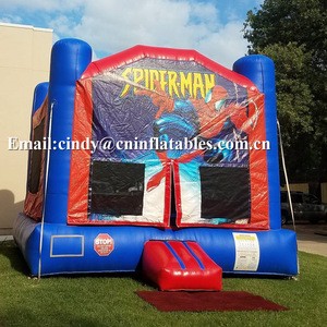 spiderman inflatable bounce house garden inflatable moonwalk for fun time