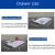 Import Spot Supply A4 Drawer Organiser plastic document file cabinet Office File Cabinet Drawer from China
