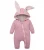 Import Spring Autumn rabbit Ear Newborn Baby Cotton Hoodie Bunny infant Rompers from China