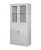 Import staff steel cabinet office metal storage cupboard cabinet glass sliding door steel file cabinet from China
