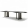 stainless steel dining table base dinning table set dining room furniture 12 seater dining table