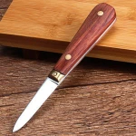Stainless Steel Oyster clam Knife,Seafood Tool great for the Gift with wooden handle