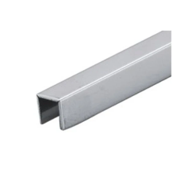 Stainless steel u profile for glass sliding door track