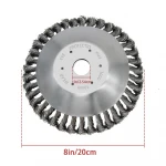 steel wire brush grass head rounded aluninium universal trimmer weedeater universal trimmer heads