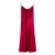 Import Stock summer candy color women sexy adjust sling dress thin backless pencil satin casual dresses from China