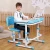 Import Student Desk Furniture,Bedroom Children Adjustable Study Table And Chair With Drawer Children Furniture Set from China
