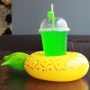 Summer Popular Various Beach Inflatable Cooler Box, Inflatable Flamingo Plastic Cup Holder