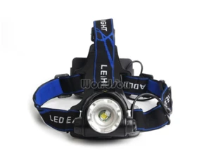 Super Power 1500LM 3 Modes XML T6 L2 LED Headlamps + Charger Adapter