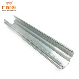 Super quality high strength silver cutting industrial aluminium extrusion profiles
