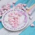Import Sweet ribbon decoration painted porcelain plate white from China
