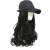 Import Synthetic Braided Long Straight Human Hair Baseball Hat Outdoor Travel Curly Wig Hats from China