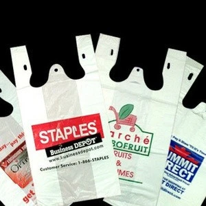 T-Shirt Bags with Holes on Roll (Blocked)