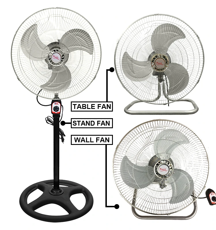 TG724 Factory price 3 In 1 Industrial stand fan