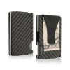 The best selling ultra-thin RFID real carbon fiber card wallet, minimalist aluminum credit card holder, with wallet