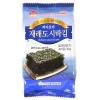 The natural Korea roasted seasoned seaweed laver snack (Dosirak Gim)