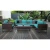 Import The new listing metal aluminum conversation sofa set garden outdoor furniture from China
