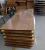 Import thick wood slab dining table from China