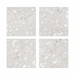 TILE FLOORING  for floor covering, 600x600mm with glossy finish marble look MOSAIC GREY  floorcovering