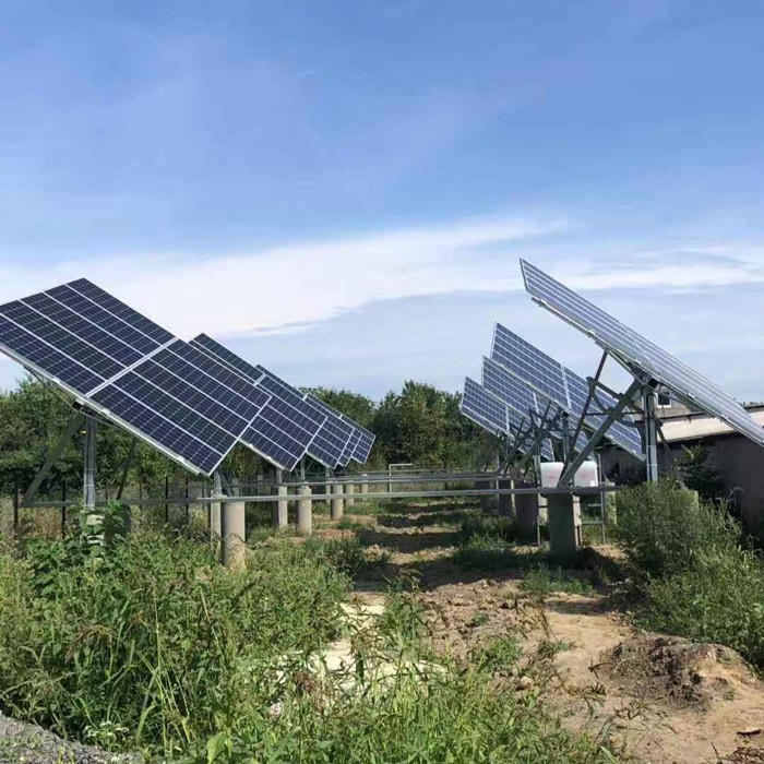 Tilted Single Axis  solar panel Tracker price