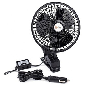 Tonny Factory Directly Supply 6 Inch Fan with 180 Degree Oscillating Clip on Fan/DC12V/24V car fan
