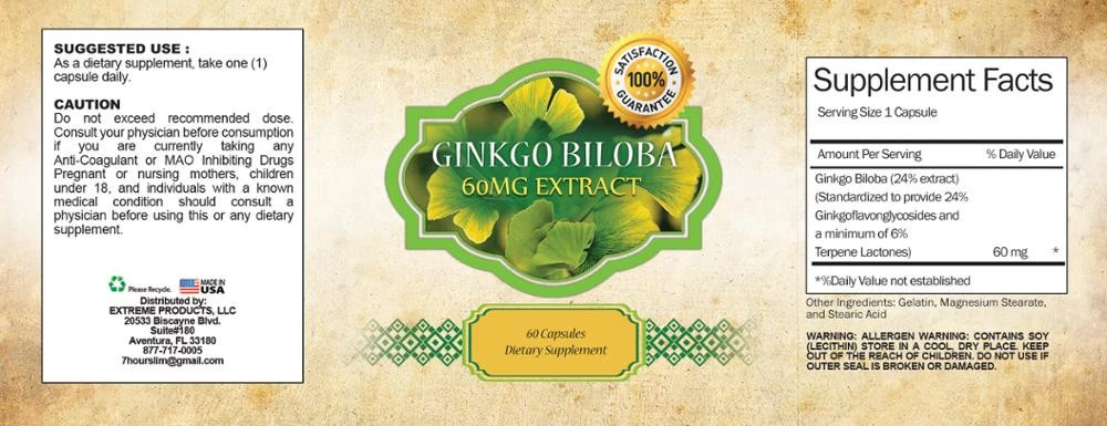 Totally Products Ginkgo Biloba Capsules at Low Price