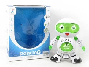 toy robot electronic robot battery operated robot blue and red color with light and music