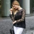 Import Transparent top shirt blouse with lace from China