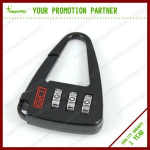 Triangle 3 Digit Luggage Combination Lock, MOQ 500 PCS 0907006 One Year Quality Warranty