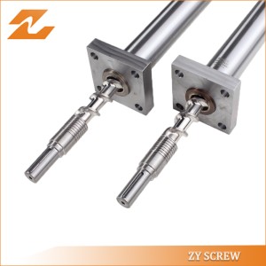 Twin Parallel Screw Barrel of Stainless Steel Double Screw Barrel Plastic Machinery Components
