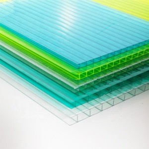 twin-wall polycarbonate sheet UV-protection sun sheet