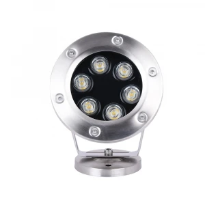 Underwater Spotlight Water Proof Led Lights 6W Led Stainless Steel Pool Lights Lighting and Circuitry Design ROHS EMC LVD Ce