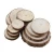 Import Unfinished Round Rustic art decoration Natural Wood Slice Ornaments circles DIY crafts from China