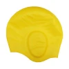 Unisex Professional Waterproof Ear Protection Silicone Swim Cap For Adult