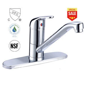 UPC Chrome Finish beautiful designed single handle fashionable sink kitchen faucet