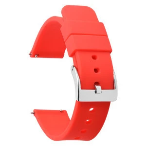 US popular replacement square end silicone rubber strap watch band wholesale