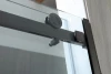 USA design Black matte 1fixed 1 sliding Glass Shower Door (KD8113S)