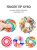 Import UV Print Color Rainbow Candy Fidget Finger Trip Spinner Toy for Kids Hand Spinners for Autism Relief Anxiety Anti Stress Spinner from Pakistan
