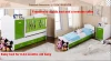 Various Cartoon Printing Baby Furniture Cot Bed 2 In 1 96X56X178cm Adjustable Foldable Solid Wooden Baby Cot With Cabinet