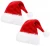 Import Velvet Christmas Hat with Plush Trim 60cm Xmas Caps Plush Santa Hat for Christmas Costume Party and Holiday Event from China