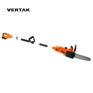 VERTAK 18V Battery Cordless Garden Tool With Long Pole Chain Saw Hedge And Grass Trimmer