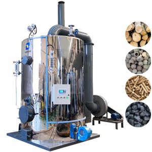Vertical 700kg Stainless Steel Biomass Steam Generator for Brewery Factory