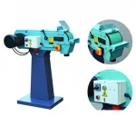 Vibration free operation grinding belt sander machine for metal polishing machine with adjustable working height