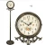Import Vintage Quartz Double Side Metal Floor Clock Grandfather from China