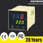 Voltage stabilizer regulator for blowing machine