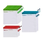Washable Eco Friendly food storage bag  reusable mesh produce bags for Grocery Shopping  Fruit Vegetable Toys
