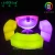 Import Waterproof IP65 Plastic Outdoor bench Furniture Color Changing Led Beach Chair for event party salon club from China