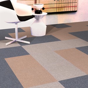 Wear-resisting PP material bitumen 50*50 carpets rugs office