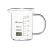 Import well sale 500ml heat resistant multi-purpose calibrated beaker mug with custom logo from China