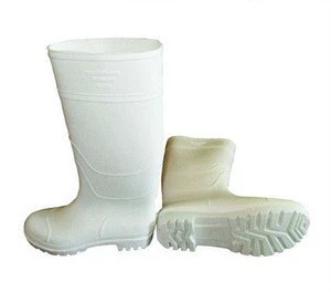 White Durable Industrial PVC Boots,PVC Rain Boots